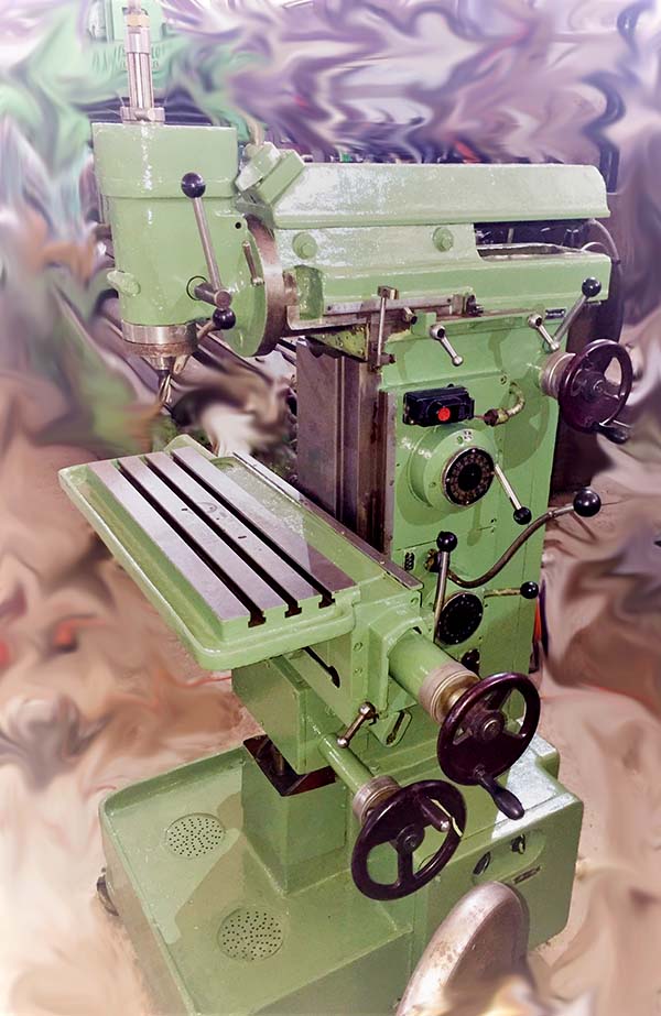 Загальний вигляд універсального фрезерного верстата 675П